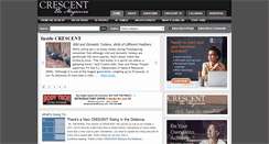 Desktop Screenshot of crescentmag.com