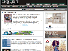 Tablet Screenshot of crescentmag.com